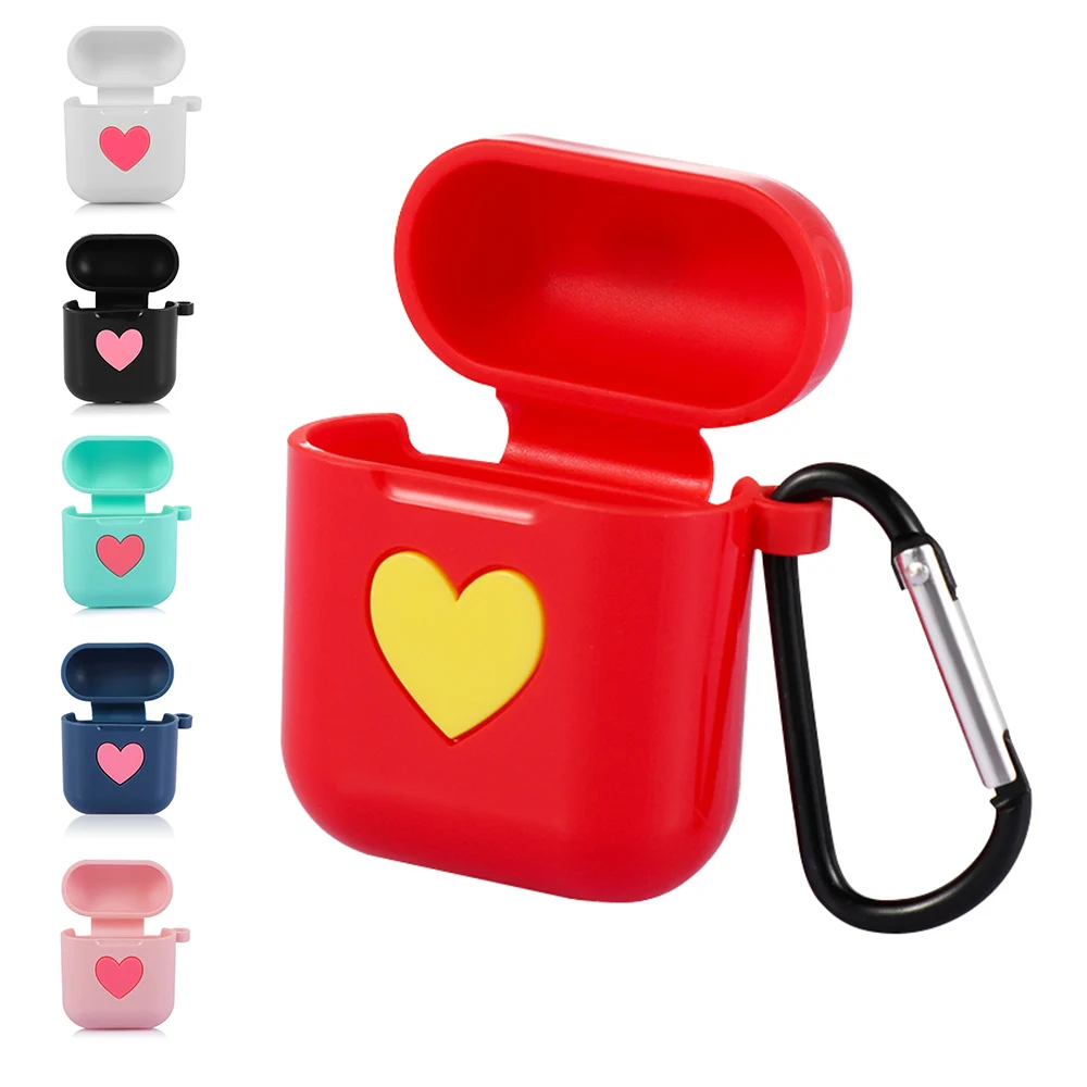 

1 Pcs Cute Wireless Bluetooth Earphone Case For Apple AirPods TPU Silicone Charging Headphones Cases for Airpod Protective Cover
