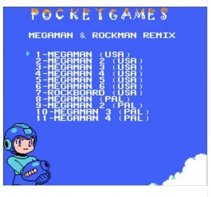 Для MegaMan1-6 RockMan1-6 73in1-NTSC& PAL Games картридж 60 контактов Желтый корпус игровой картридж