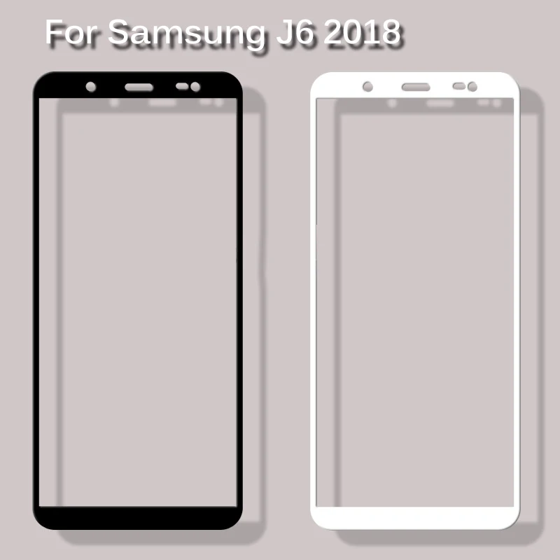 2 шт. для SAMSUNG Galaxy J6 2018 защита экрана из закаленного стекла 5 9h защитная пленка на J 6