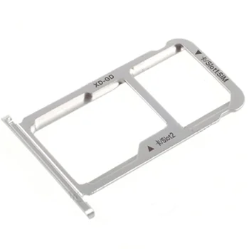 

10 pieces/lot Nano SIM Card Tray Micro SD Card Holder Slot Adapter Parts For Huawei Honor 6X Gold/Silver/Pink