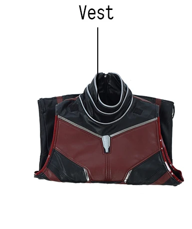 Муравей Человек Мстители Скотт Косплей Костюм Одежда Мужская - Цвет: Vest