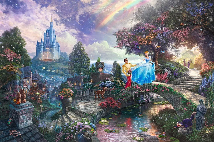 Thomas Kinkade HD Печать на холсте, украшение для детей Подарки настенный художественный плакат печать живопись на холсте настенные картины для детской комнаты