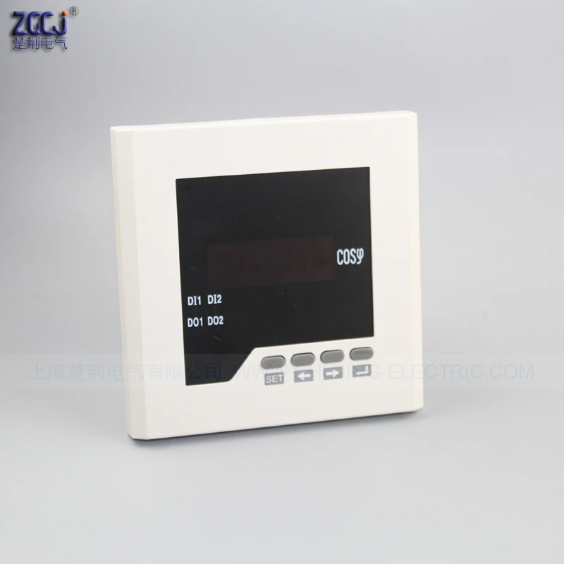 3 фазный цифровой измеритель коэффициента мощности 120*120*80 мм 380 В 5 А|power factor meter|meter