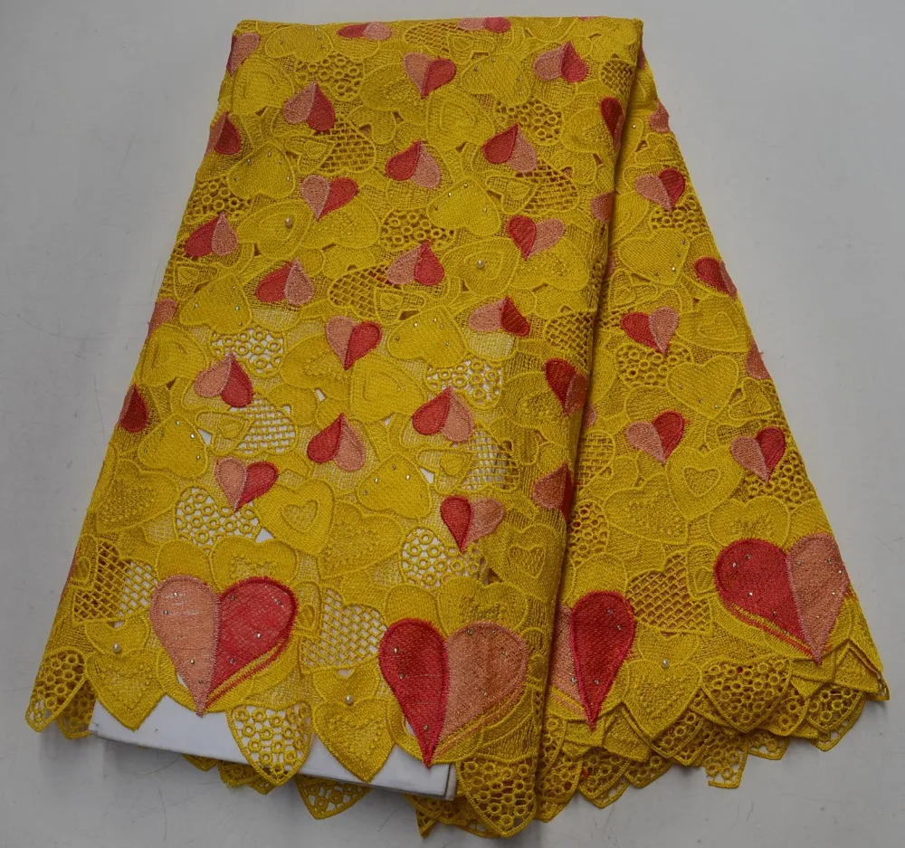 

Fashionable French Lace Fabric Embroidered cord Lace With Stones Water Soluble Lace Good Quality For Women Party Dresses