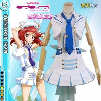 

[Customize]2017 Anime Love Live Maki Nishikin Wonderful Rush SJ Uniform Cosplay Costume Full Set For Halloween Free Shipping New