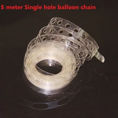 Single hole balloon chain