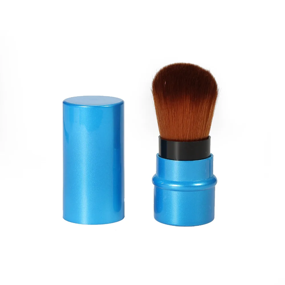

Pro 1Pcs Metal Telescopic Style Blush Makeup Brushes Professional Tool Face Blush Make Up Brush High Quality Maquiagem For Women