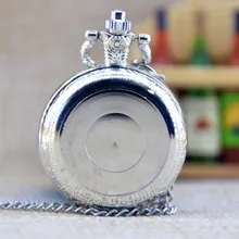 Новые поступления могут быть прикреплены фото стимпанк кварцевые карманные часы аналоговый кулон ожерелье мужские и женские карманные и Fob часы подарок 3 цвета