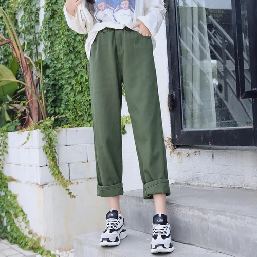 Casual Loose Trousers Women Spring 2019 Korean Style Streetwear High ...