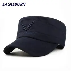 2019 Фирменная Новинка eagleborn ВВС США дышащий хлопок армии капитан тактические шляпы для мужчин Винтаж плоская крыша военные кепки