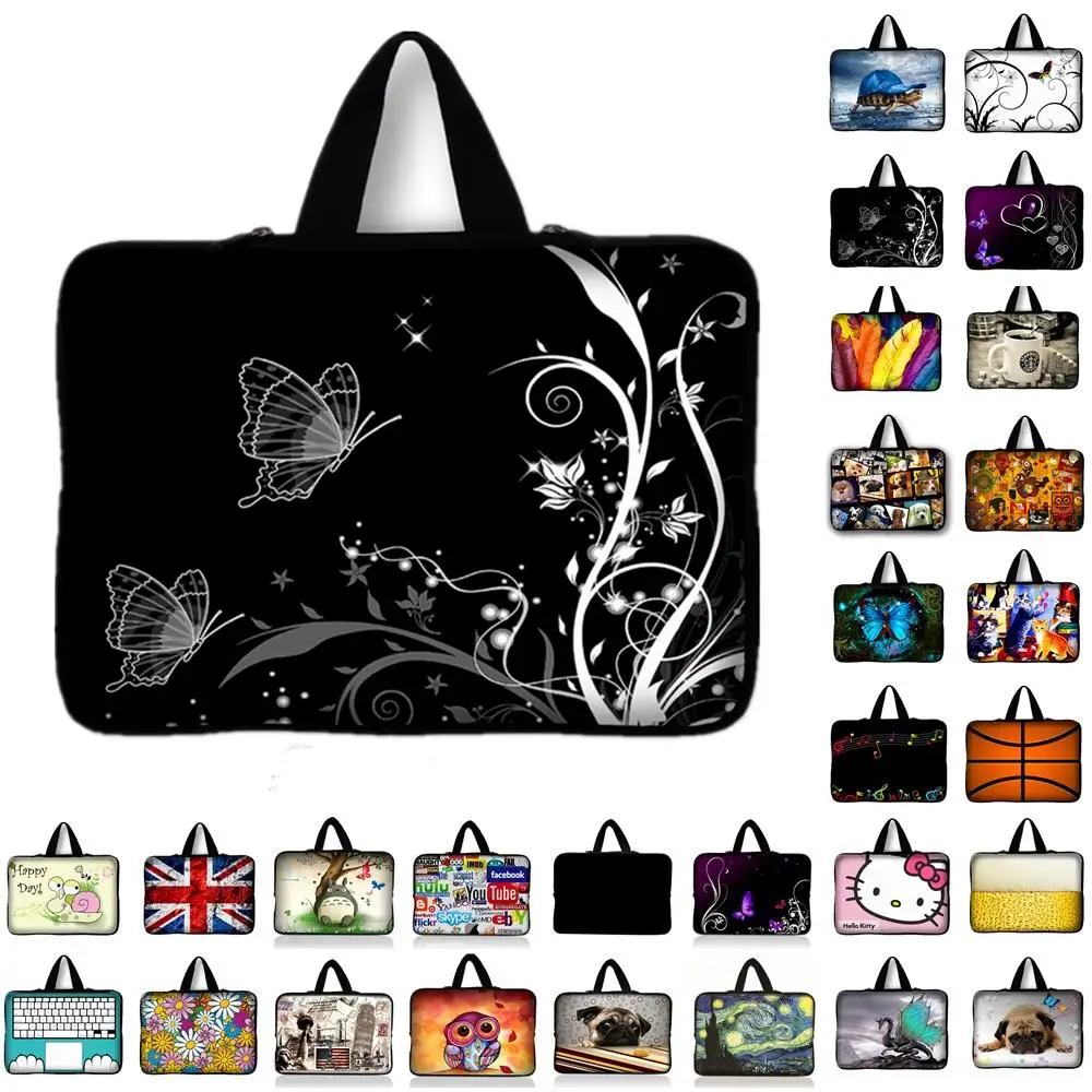 Flowers Neoprene Laptop Bag Tablet Sleeve Pouch For Notebook Computer 7 10 12 13 13.3 15 15.4 17.3 Macbook IPad | Компьютеры и офис