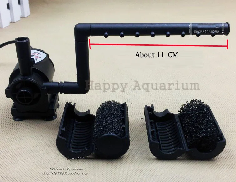 300L/H Aquarium Fish Tank Internal Filter Water Pump With Three