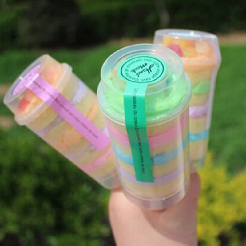

Practical Ice Cream Cake Pusher Tube Mousse pushcake tube Eco-friendly PP DIY Rainbow Cake Pusher Kitchen Baking Tools 2pcs