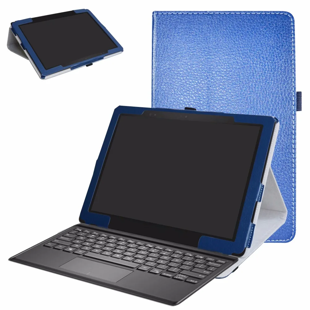Высококачественный чехол для 12," Dell Latitude 5285 Tablet из искусственной кожи со складной подставкой 2в1