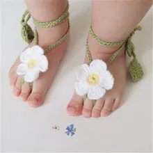 Qyflyxue Мода Горячая распродажа! BB обуви ручной работы цветок трикотажной пряжи детские летние