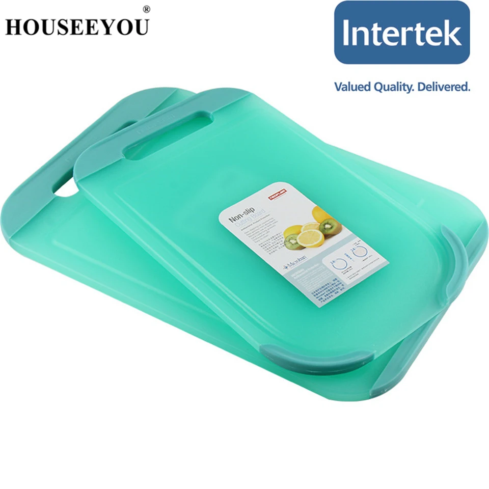HOUSEEYOU Antibacterial Cutting Board Chopping Blocks Advanced Microban