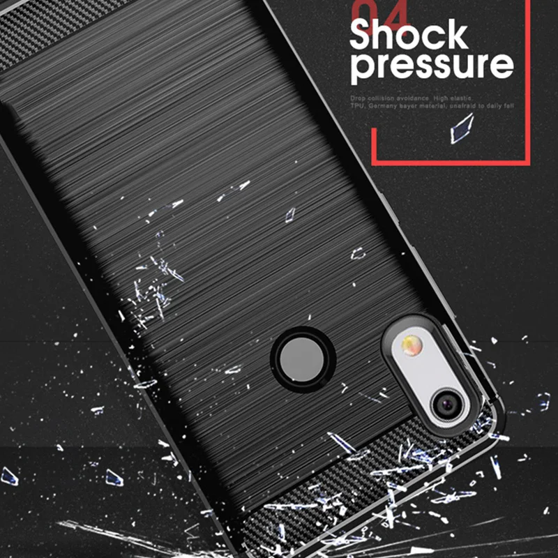 Чехол для Honor 8A/8 A Pro Prime чехол из углеродного волокна противоударный телефона Huawei