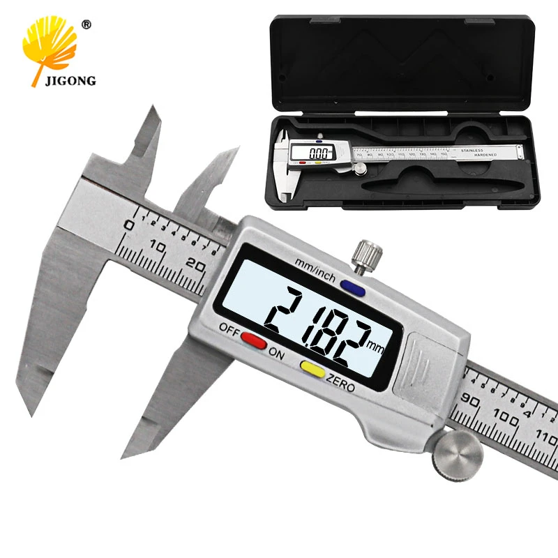 Measuring Tool Stainless Steel Digital Caliper 6 "150mm Messschieber paquimetro measuring instrument Vernier Calipers ph meter for food