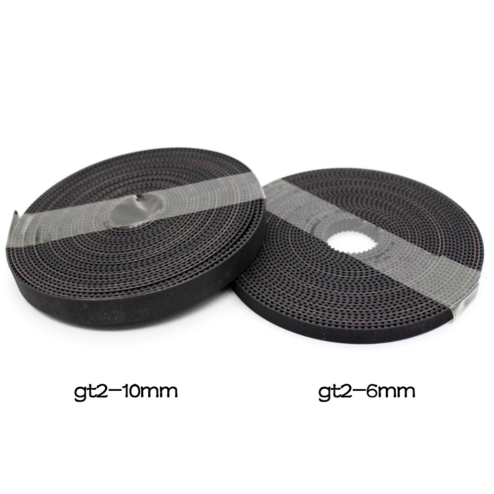 

GT2-6mm open timing belt width 6mm GT2 belt Rubbr Fiberglass cut to length for 3D printer wholesale