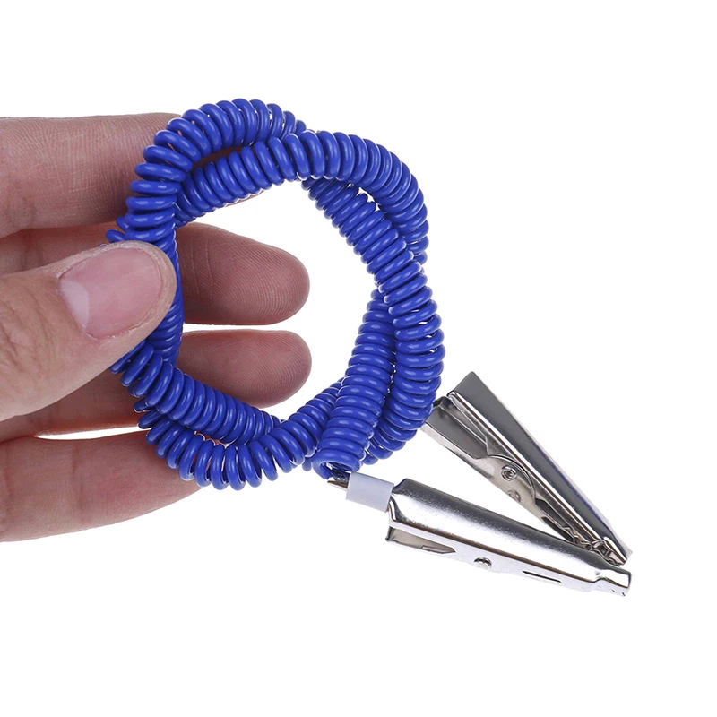 

1pc Dental Patient Bib Clips Chains Coil Napkin Holder Crocodile Clip Stretchy New Arrival