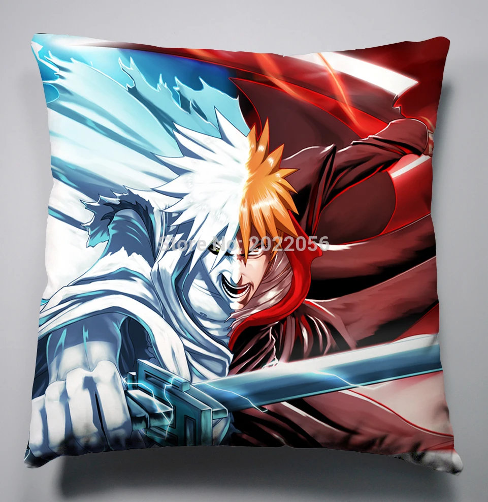 Anime Manga Bleach Pillow 40x40cm Pillow Case Cover Seat Bedding