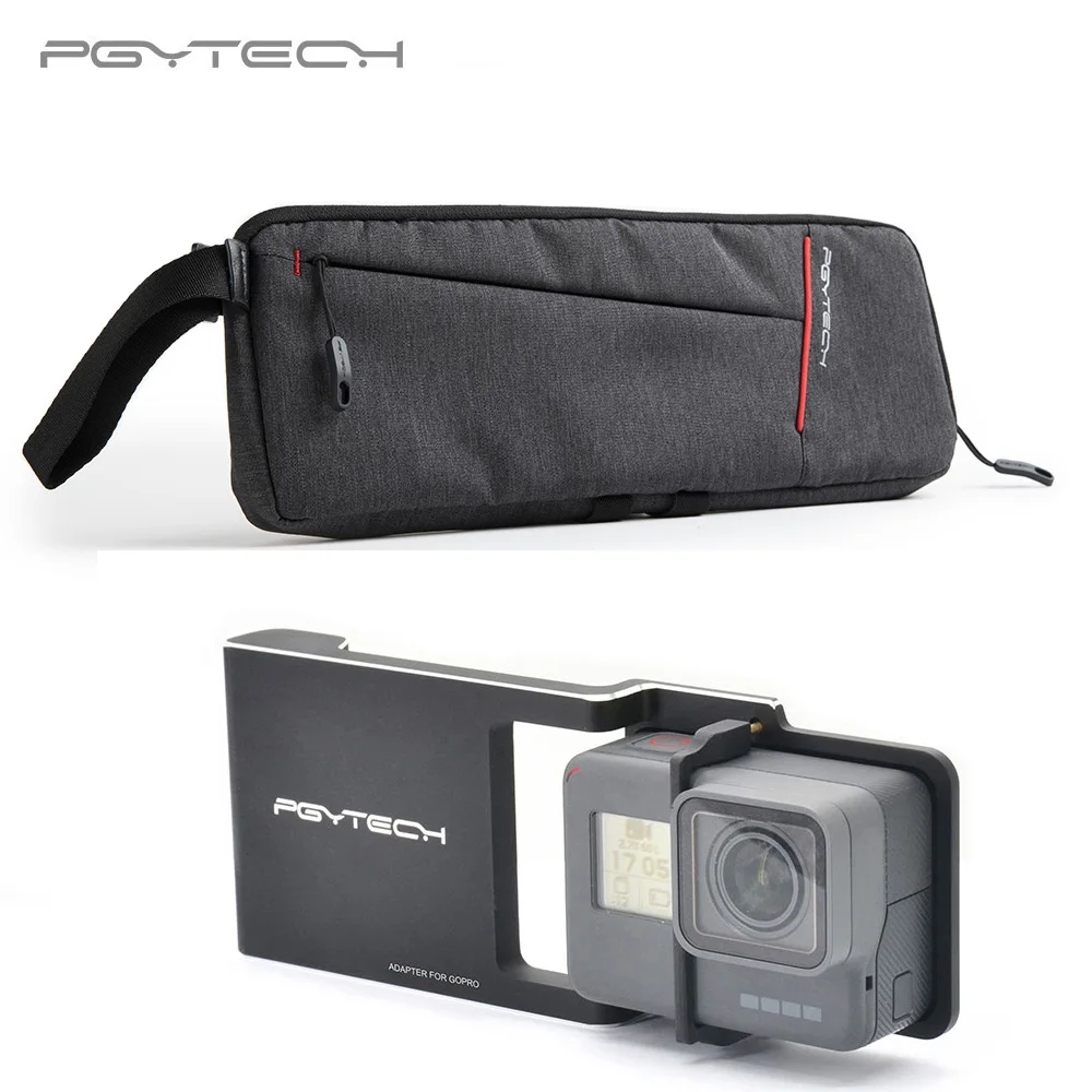 PGYTECH Портативная сумка для хранения карданный чехол+ адаптер для osmo mobile zhiyun Hero 6 5 4 3+ xiaoyi smooth Q переключатель Монтажная пластина