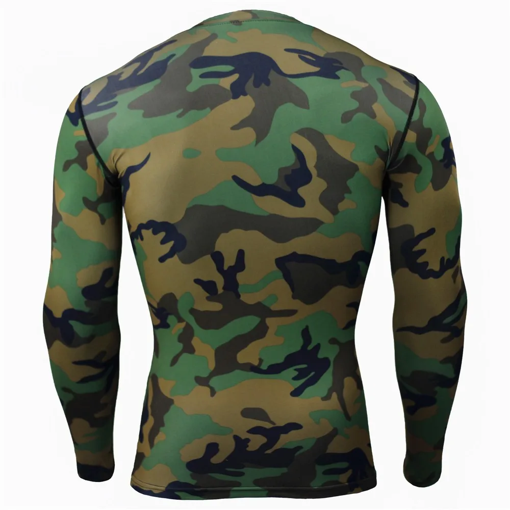 Compression Clothing Running Suit Camouflage Suit Fieece Leggings Men's Sports Suit Warm Men's Tracksuit Thermal underwear 4XL