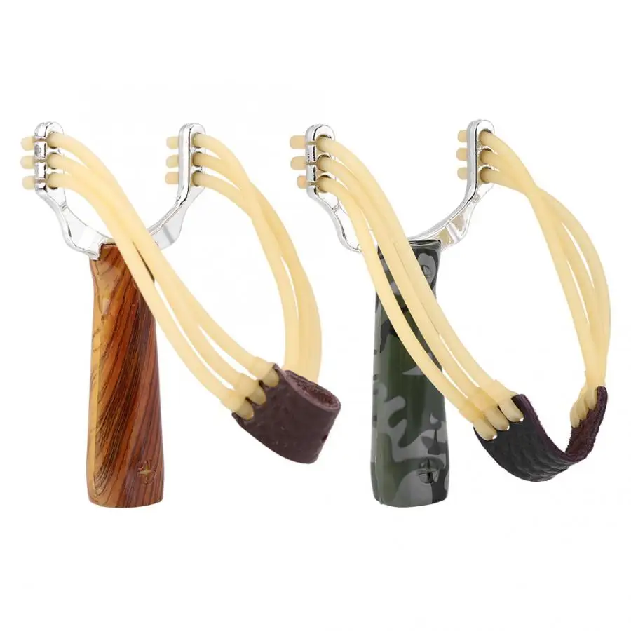 

Powerful Slingshot Hunting Outdoor Sport Games Slingshot Catapult Rubber Band Hunting Tool For Hunting Accessories