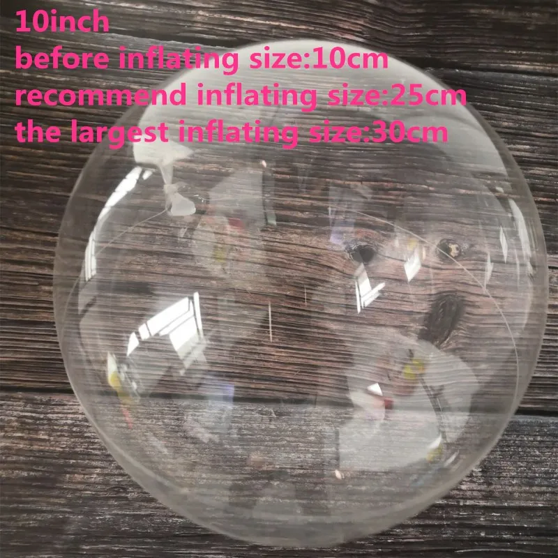 Наклейки на воздушные шары перьевые конфетти power для прозрачного Гелиевого эластичного воздушного шара, украшение на день рождения, свадьбу, подарок для детского душа - Цвет: 10inch clear balloon