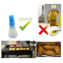 Силиконовая бутылка для выпечки масла Кисть Силиконовая жидкая масляная ручка для выпечки барбекю инструмент барбекю посуда Масло Хлеб Psatry кухонный аксессуар