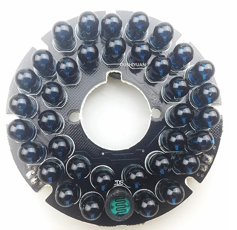 Инфракрасный светодиодный светильник 90 градусов F5 36 шт. ИК светодиодный для видеонаблюдения Аксессуары камеры ночного видения