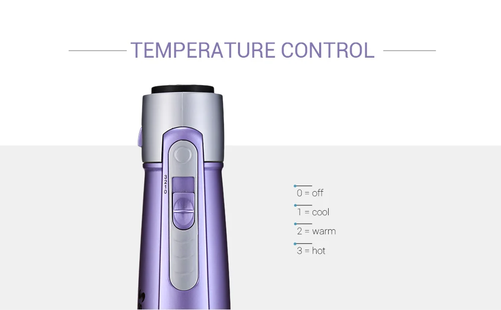 SHINON SH - 9822 - 3A 3-in-1 Hair Styling Tool Set Electric Dryer Curler Brush