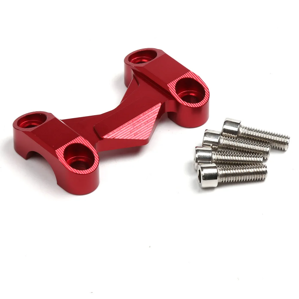 For kawasaki Z125 Z 125 2015 2016 2017 Motorcycle Handlebar Risers Top cover Handle Bar Fat Bar Riser Mount Clamp Top Cover CNC Aluminum Motorbike Accessories