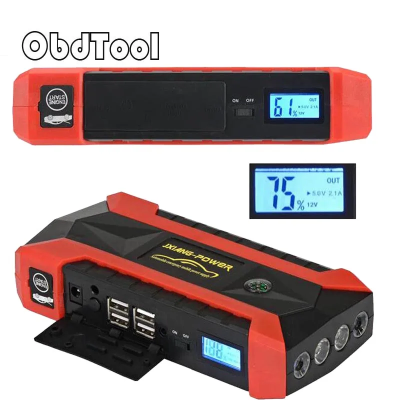 

Car Jump Starter Car Booster Portable 89800mAh Mini Car Jump Starter 12V Battery Power Bank Emergency Carregador Baterias Auto