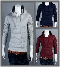 Heißer Verkauf Herbst Herrenmode Hoodies Sweatshirts, außerhalb Lässige übungen Männlich sweatshirt einfarbig mit kapuze sweatshirt