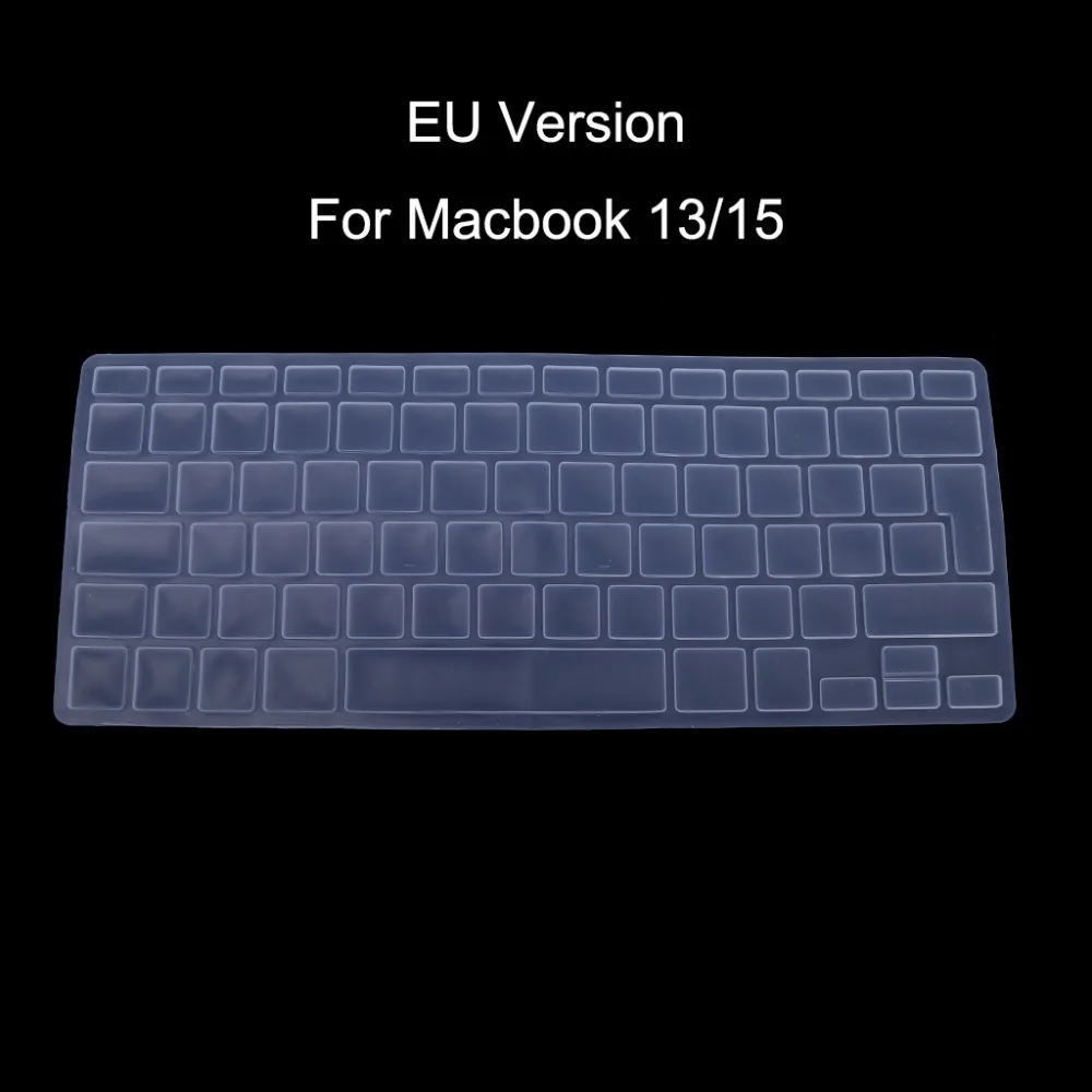 New EU Version Russian Keyboard Silicone Skin Cover For Apple Macbook