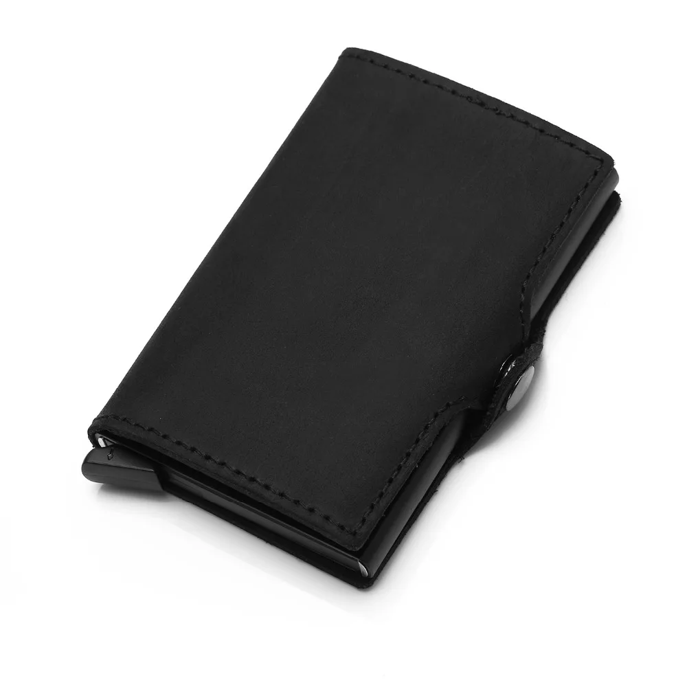 

Minimalist Wallet RFID Blocking Aluminum Credit Card Holder for Identity Theft Protection Front Pocket Wallet Credit Card Design