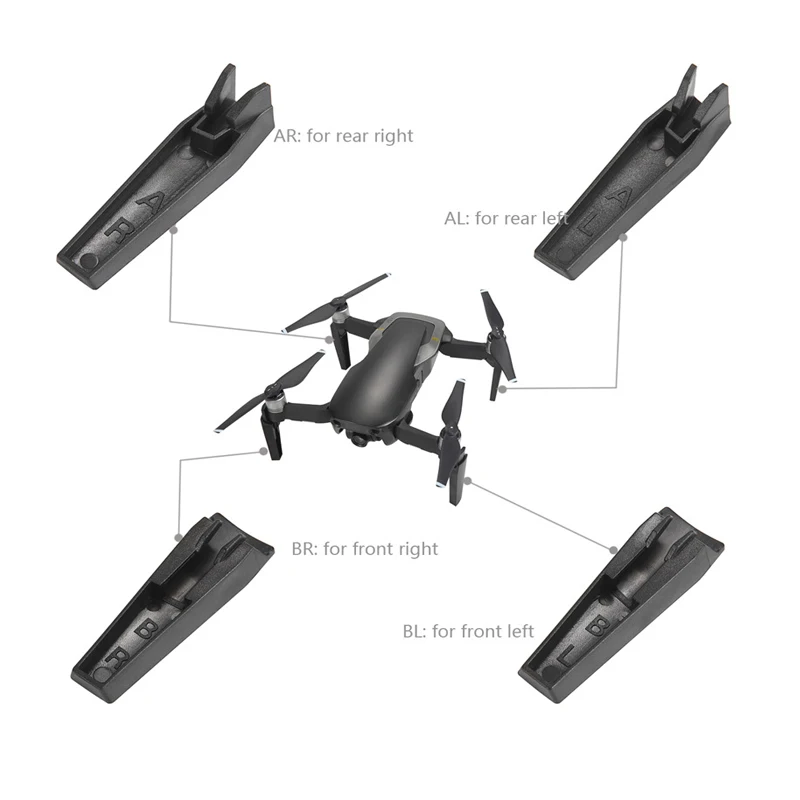 Расширенная посадочная Шестерня Mavic пневмоподставка протектор расширение камеры объектив карданный для DJI Mavic AIR Drone аксессуары