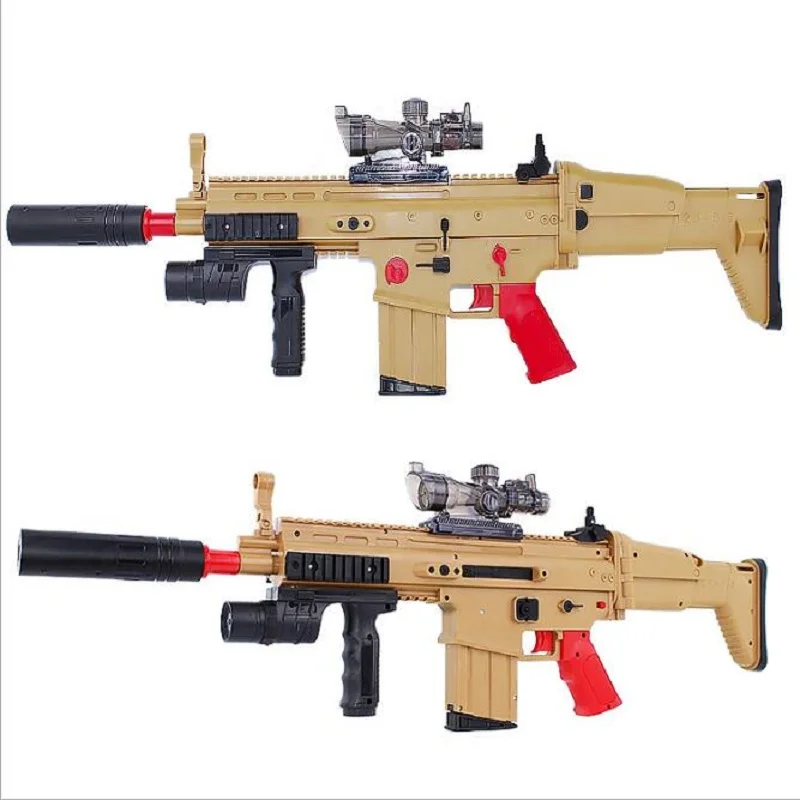 

Electric Toy Gun Scar Paintball Soft Bullet Gun Rifle Assault Battlefield Snipe Weapon Hero Boy Adult Toy Gift