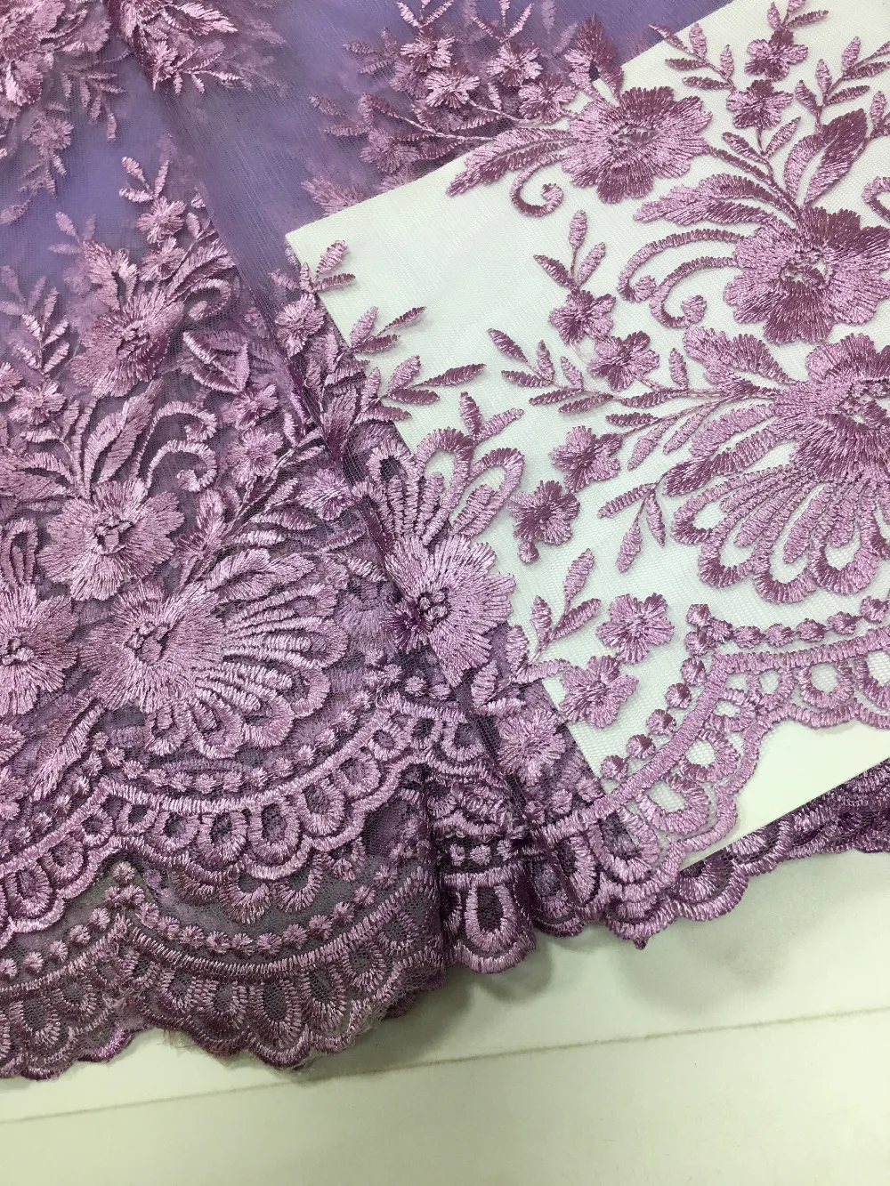 

2018 High Quality white color african lace fabric,French Voile Guipure tulle mesh Lace Fabric For wedding dress 5yards/lot