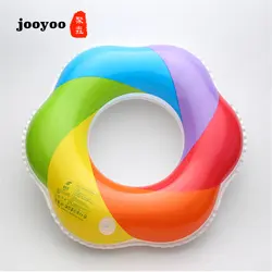 Новое Детское кольцо для плавания с радужным узором, уплотненное красочное кольцо для плавания с ветряной мельницей