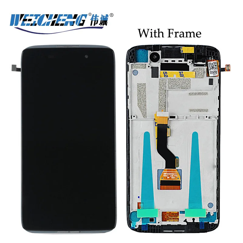 

LCD Display for Alcatel One Touch Idol 3 OT6039 6039 6039A 6039K 6039Y Touch Screen Digitizer+Tools Assembly frame free shipping