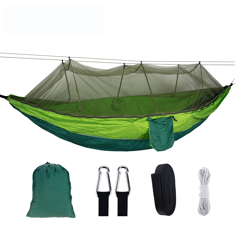 

Anpro Portable Outdoor Camping Hammock with Mosquito Net for Outdoor Hiking Camping Hunting Sleeping Swing