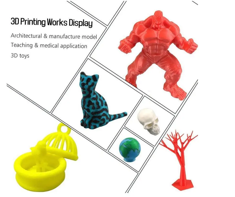 Zrprinting A8 Reprap 3D-принтеры полный акрил сборки DIY 3D-принтеры комплект с нити+ катушка намотки