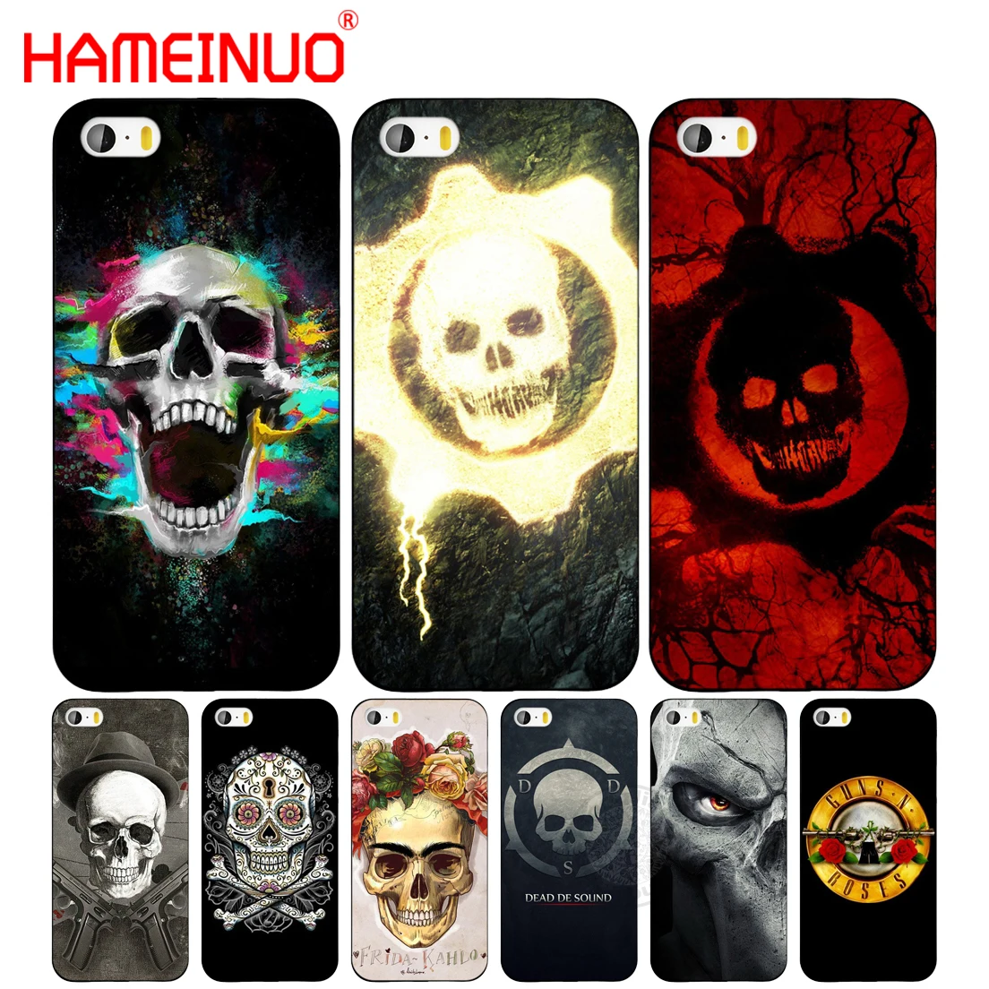HAMEINUO чехол для сотового телефона с изображением черепа из мертвой зоны iphone 6 4