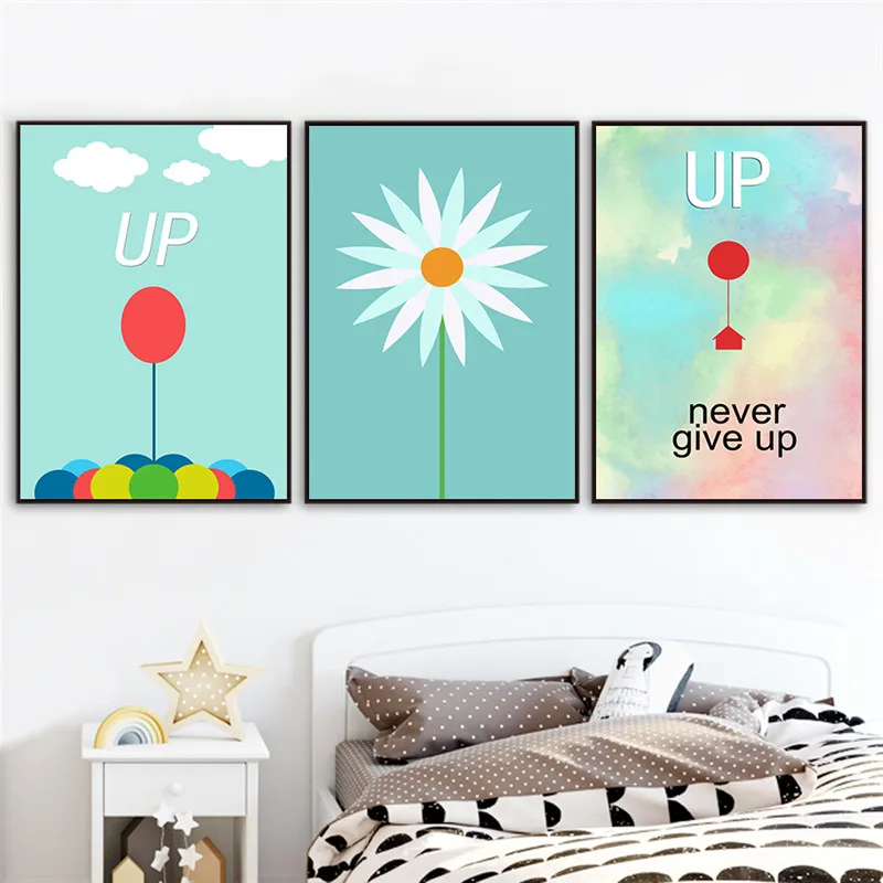 Nordic-Art-Canvas-Painting-Posters-Prints-Abstract-Balloon-Flower-Wall-Pictures-Girls-Boys-Room-Nursery-Home (3)