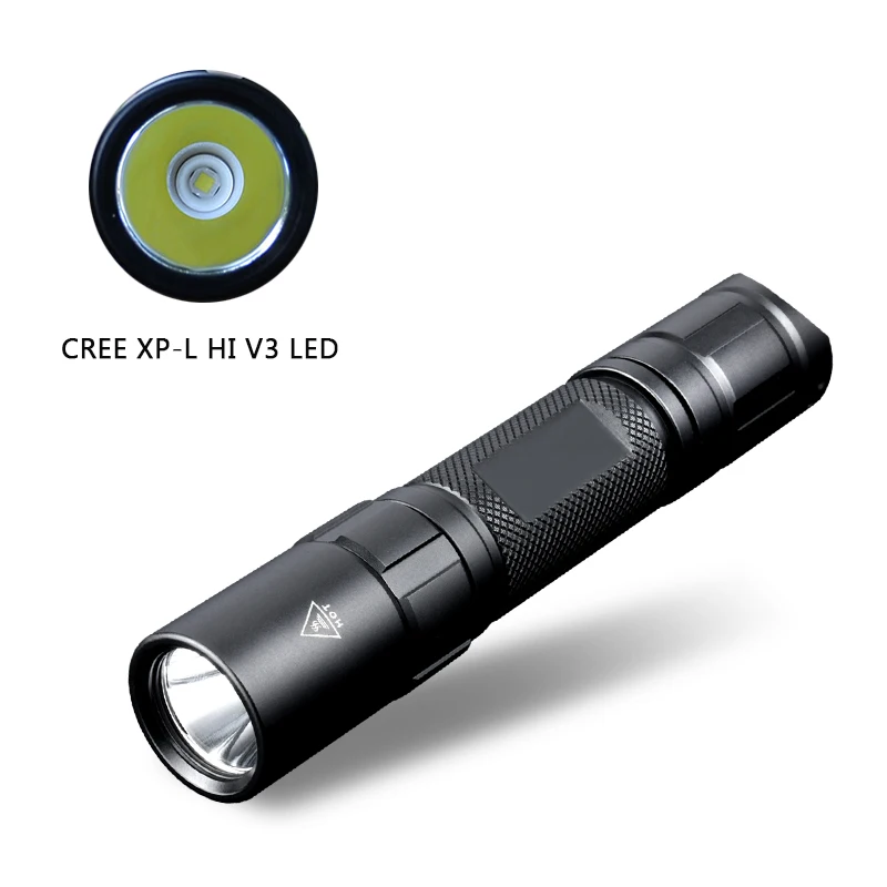 

Led tactical flashlight high quality multi-function flashlight 6 mode waterproof rechargeable 18650 battery CREE XP-L HI V3
