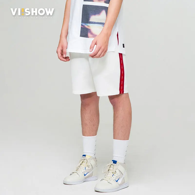 VIISHOW модные шорты с боковой полосой летние мужские короткие спортивные штаны
