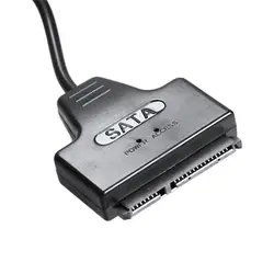 USB 2,0 для SATA 7 + 15 Pin 22Pin Кабель-адаптер для 2,5 дюймов SATA жесткий диск SGA998