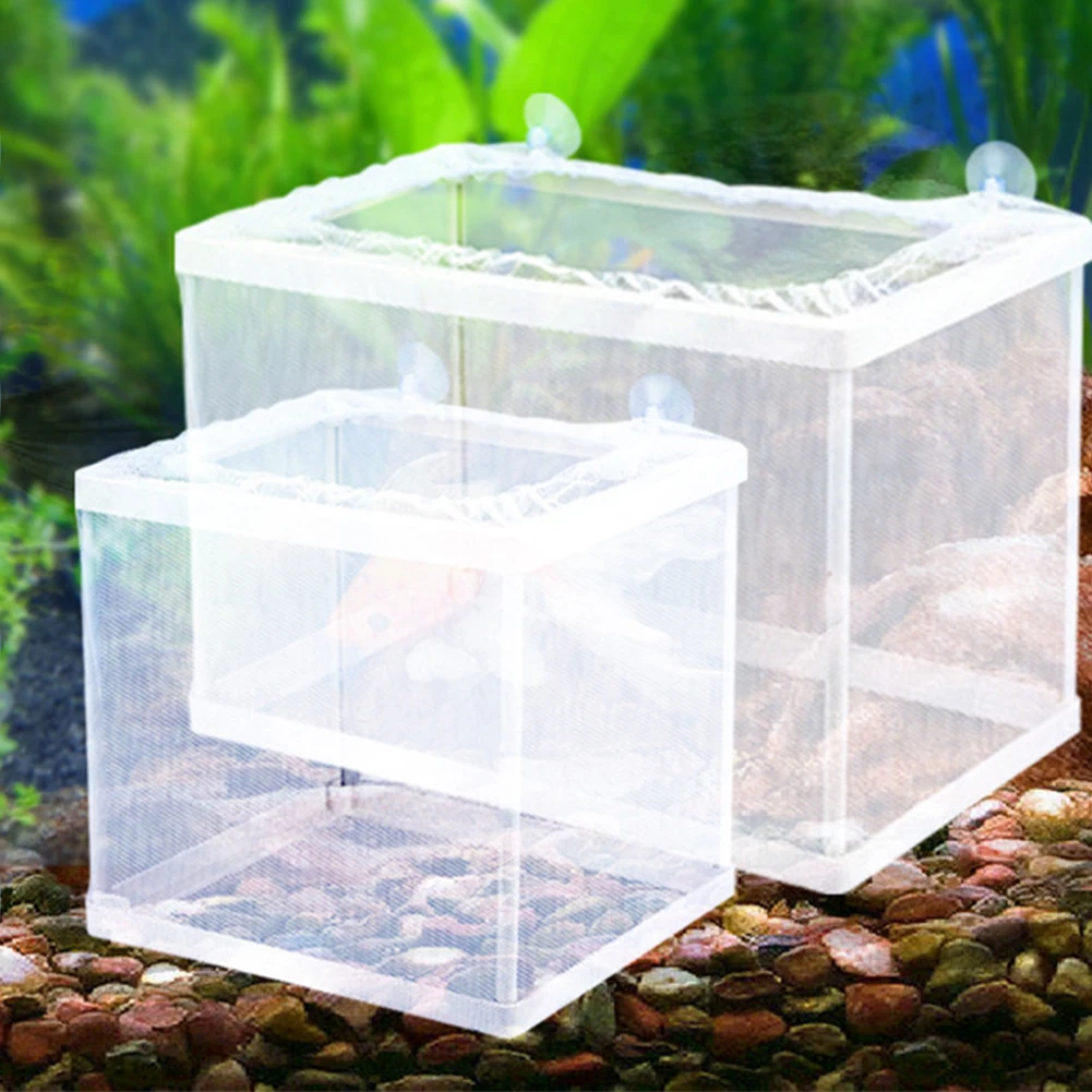 Новое рыбоводство сеть для инкубатора DIY фиксация фри инкубатора подвесная изоляционная коробка для Аксессуары для аквариума